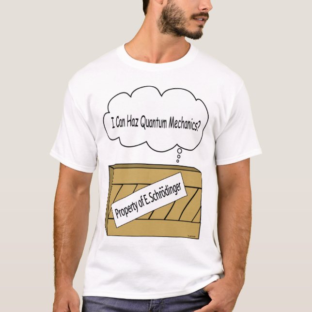 Camiseta Schrodingers LOLcat (Anverso)