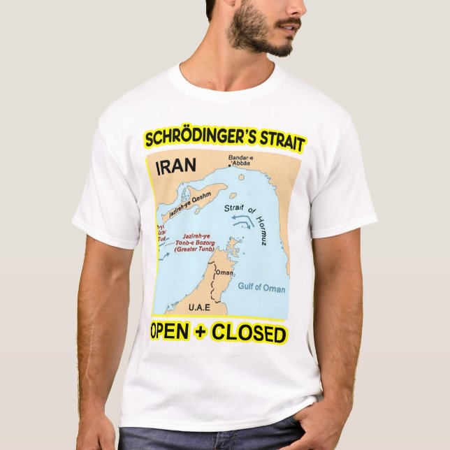 Camiseta Schrodinger's Strait Open and Closed (Anverso)