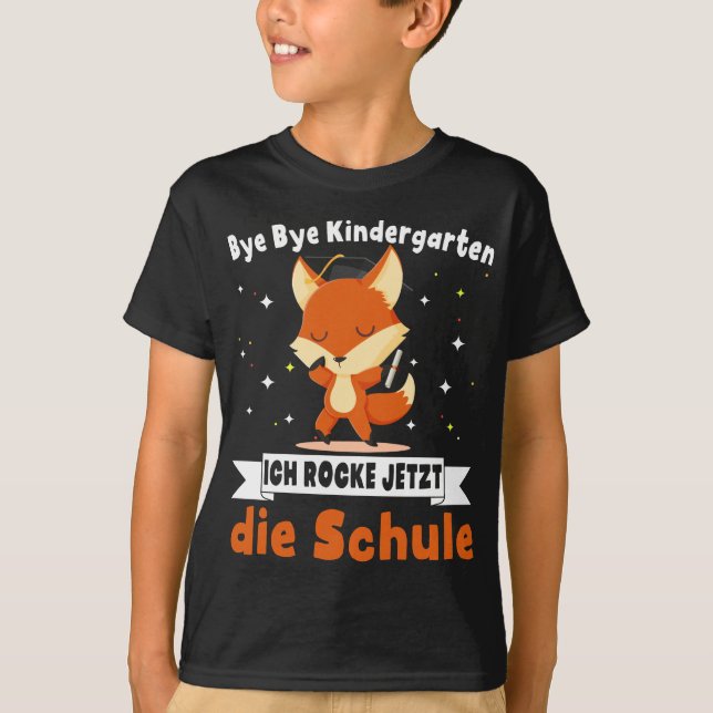 Camiseta Schulkind Erste Klasse Fuchs Schulanfang (Anverso)
