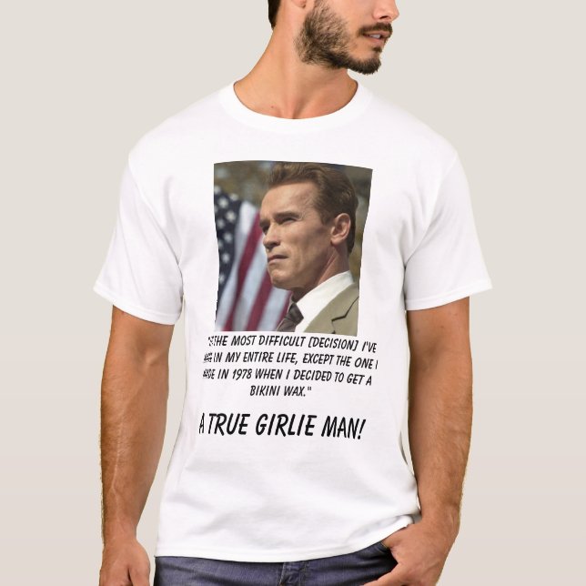 Camiseta Schwarzenegger, "es el más difícil [los decis… (Anverso)
