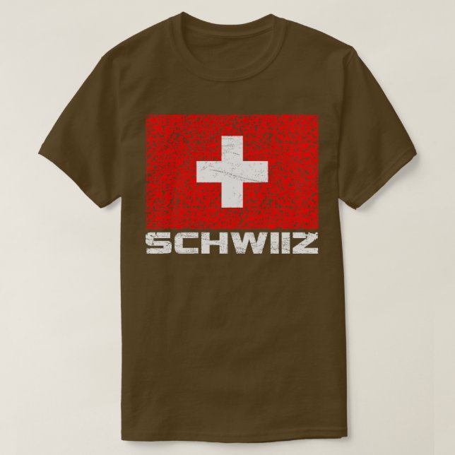 Camiseta Schwiiz Swiss German (Diseño del anverso)
