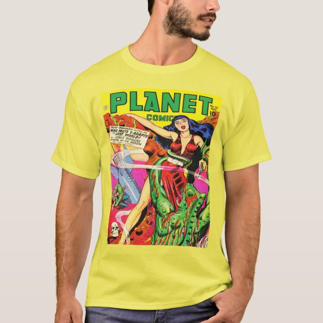 CAMISETA SCI FI PLANET COMICS (Anverso)