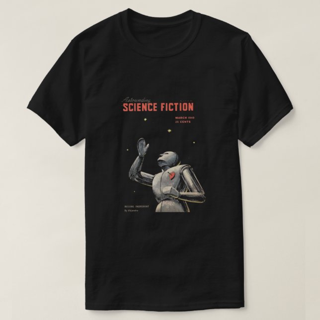 Camiseta Sci-Fi portrait of Eagle Comics Dan Dare Classic (Diseño del anverso)