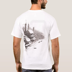 Camiseta Sci-Fi Trasladando el Universo 03 D Atrás