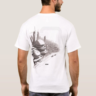 Camiseta Sci-Fi Trasladando el Universo 03 D Atrás