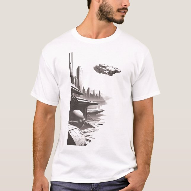 Camiseta Sci-Fi Traversing the Universe 01 B Front (Anverso)