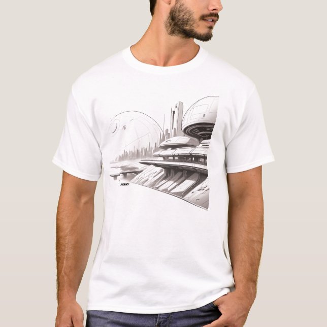 Camiseta Sci-Fi Traversing the Universe 01 H Front (Anverso)