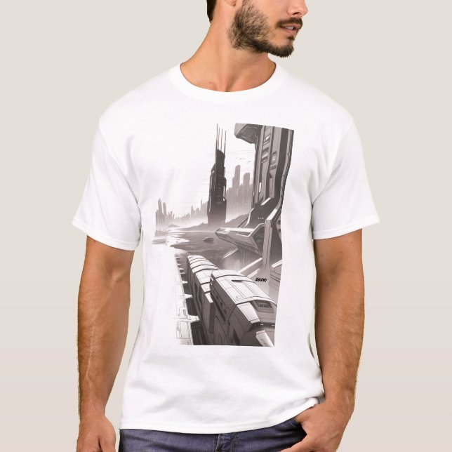 Camiseta Sci-Fi Traversing the Universe 01 I Front (Anverso)