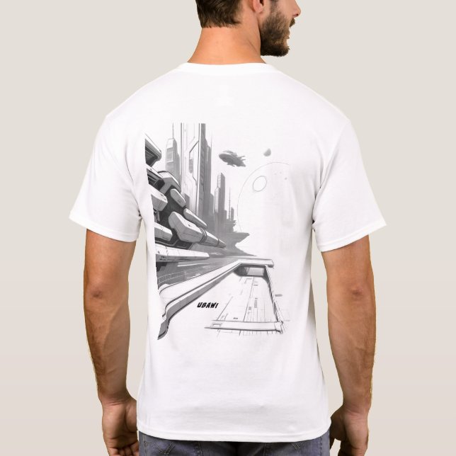 Camiseta Sci-Fi Traversing the Universe 01 J Back (Reverso)