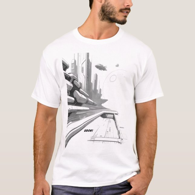Camiseta Sci-Fi Traversing the Universe 01 J Front (Anverso)
