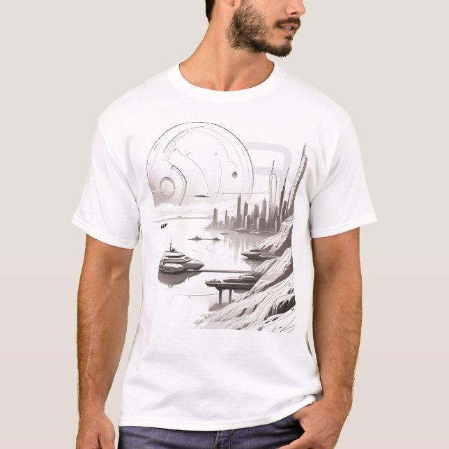 Camiseta Sci-Fi Traversing the Universe 03 B Front (Anverso)