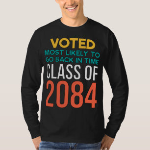 Camiseta Sci Fi Votó Más Probablemente Para Volver En TIme