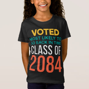Camiseta Sci Fi Votó Más Probablemente Para Volver En TIme