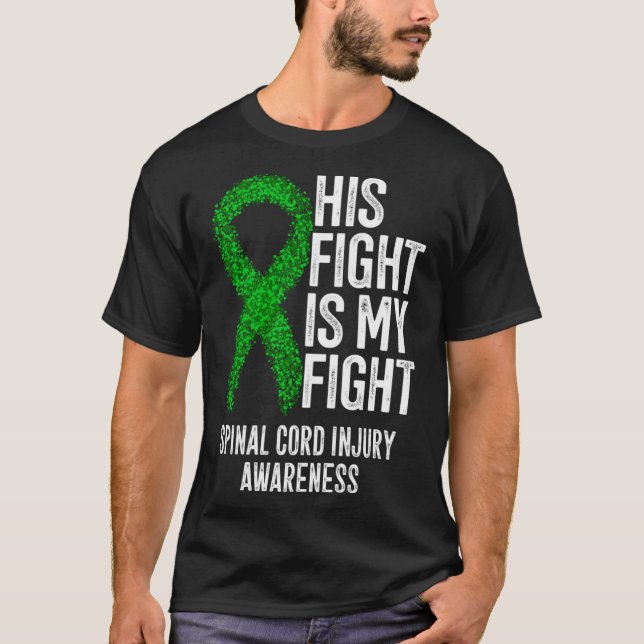 Camiseta SCI Su Lucha Es Mi Lucha Consciente De La Lesiones (Anverso)