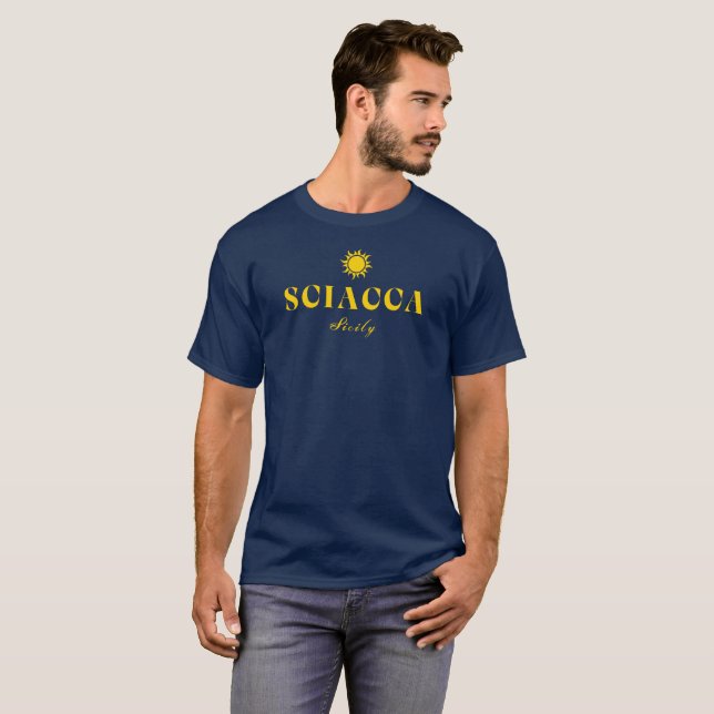 Camiseta SCIACCA Sicily Sun (Anverso completo)