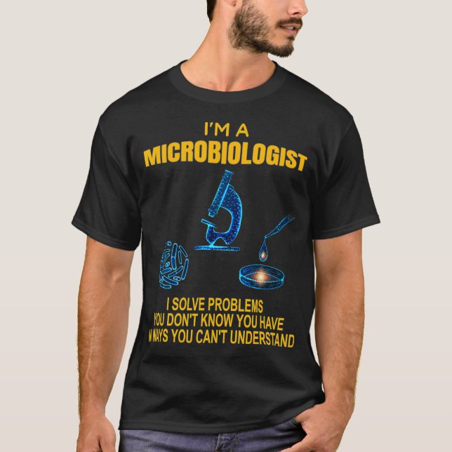 Camiseta Science Biology Microbiology Lab Teacher Bacteria  (Anverso)