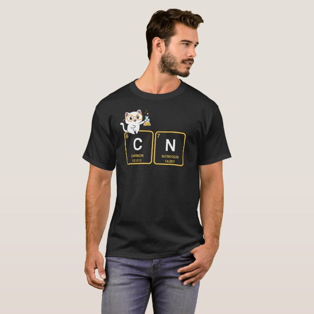 Camiseta Science Chemistry Nerd Humor Periodic Table T-Shir (Anverso completo)