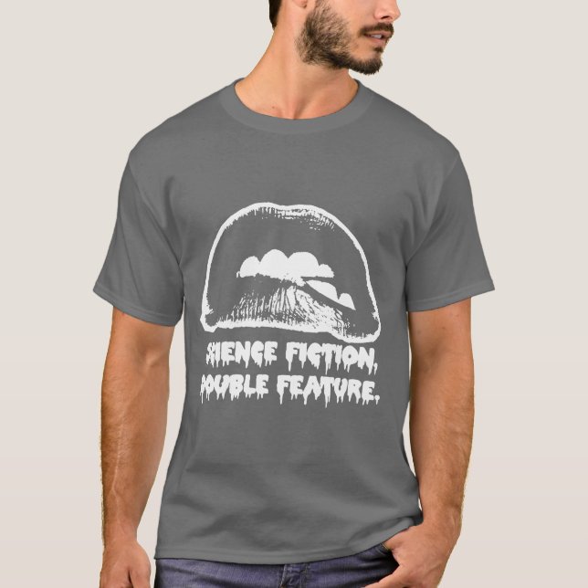 Camiseta Science Fiction Double Feature Rocky Horror Pictur (Anverso)