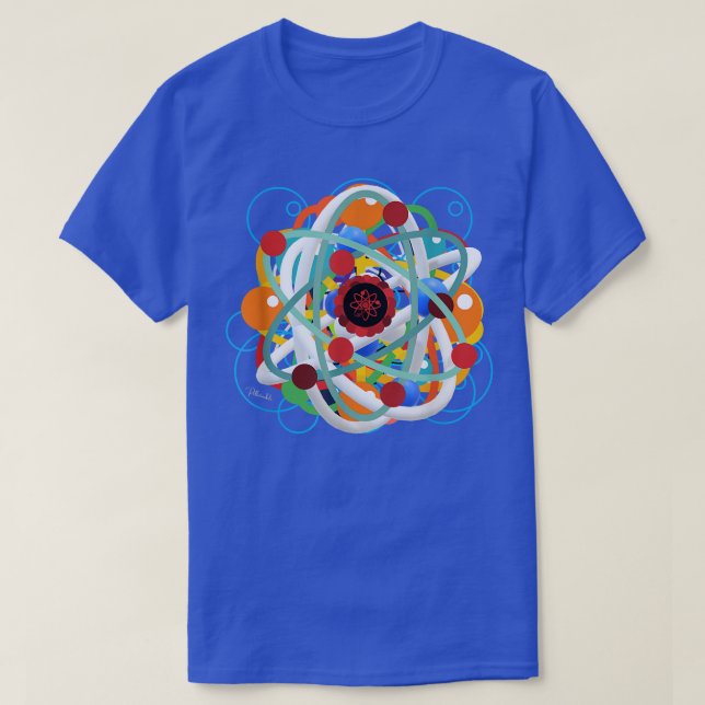 Camiseta Science Geek T shirt Collider Particles Physics  (Diseño del anverso)