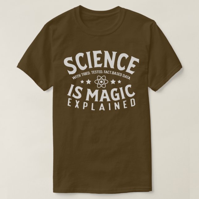 Camiseta Science Is Magic Explained Future Scientist Chemis (Diseño del anverso)