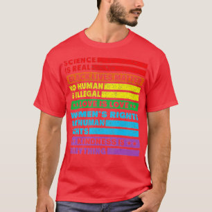Camiseta Science is Real Black Lives Matter Pride Month (35