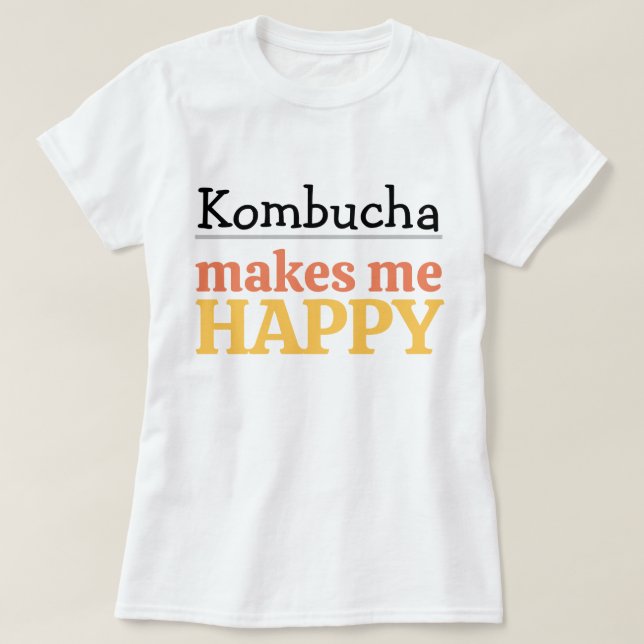 Camiseta Science Makes Me Happy Quote Vibrant Modern Cute (Diseño del anverso)
