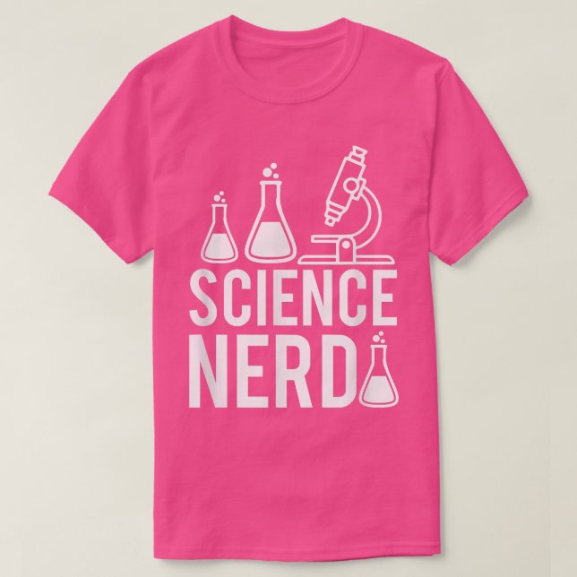 Camiseta Science Nerd Science Chemistry Biology Physics Tea (Diseño del anverso)