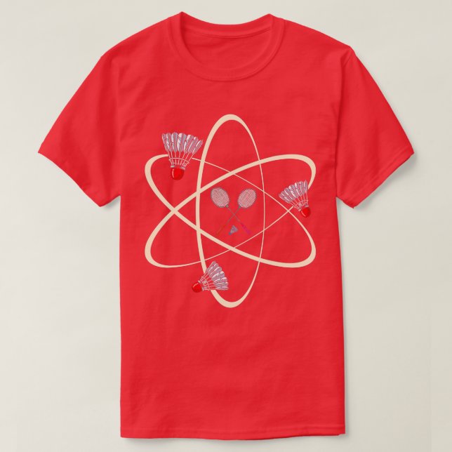 Camiseta Science Proton Badminton (Diseño del anverso)