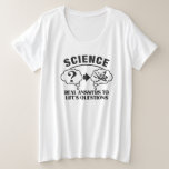 Camiseta Science Responde - elegir estilo y color<br><div class="desc">Vea mi tienda para ver más artículos con este diseño y opciones de color.</div>