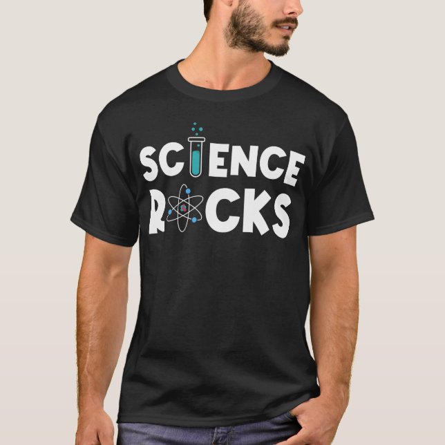 Camiseta Science Rocks Scientist Chemistry Physics Funny fr (Anverso)