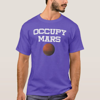 Camiseta Science Space Occupy Mars Humor Pun Scientist Prem