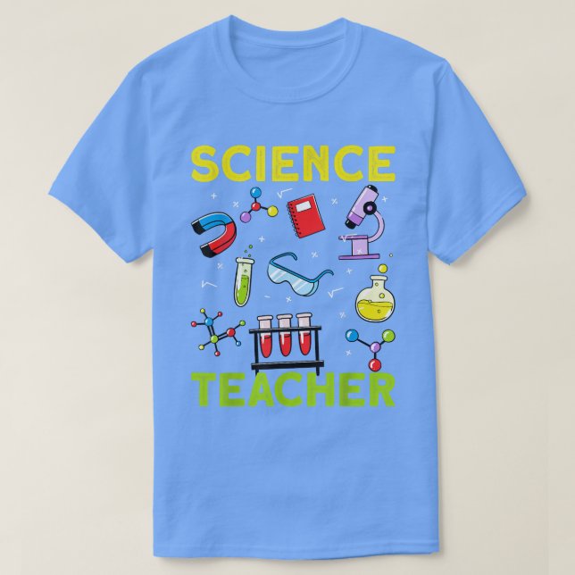 Camiseta Science Teacher, Periodic Table Chemistry  (Diseño del anverso)
