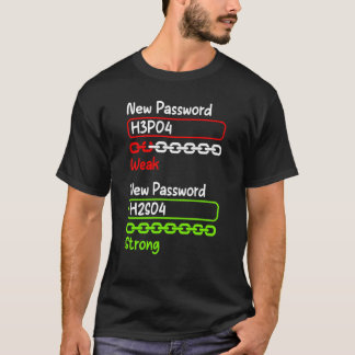 Camiseta Science Teacher Pun Student Chemistry New Password
