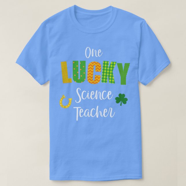 Camiseta Science Teacher St Patrick's Day STEM Irish Cute S (Diseño del anverso)