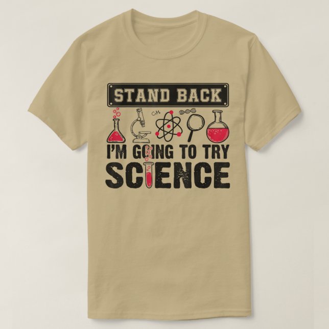 Camiseta ScienceFor Scientists & Advanced Chemists1803 (Diseño del anverso)