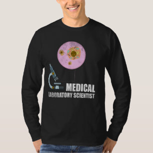 Camiseta Scienti de Laboratorio Médico de Laboratorio Técni