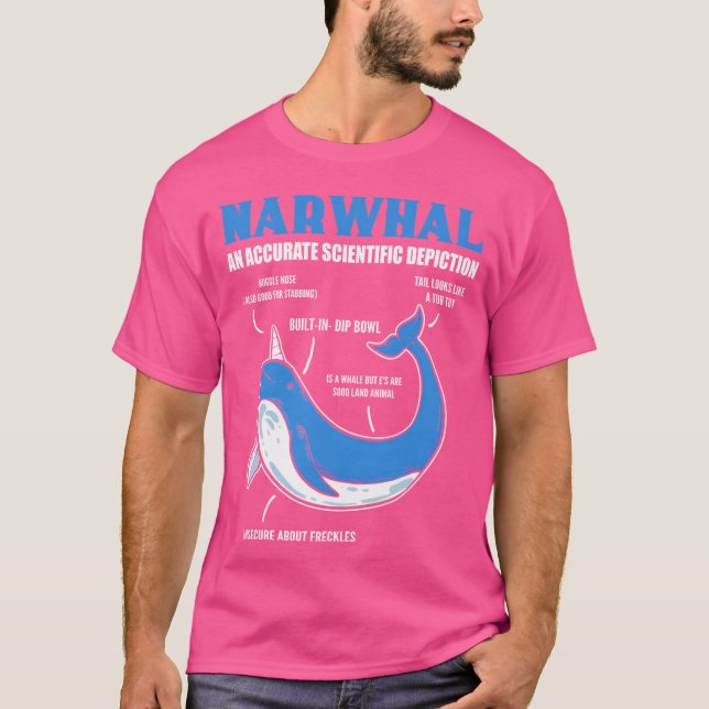 Camiseta Scientific Depiction Marine Biologist Gift girl (Anverso)