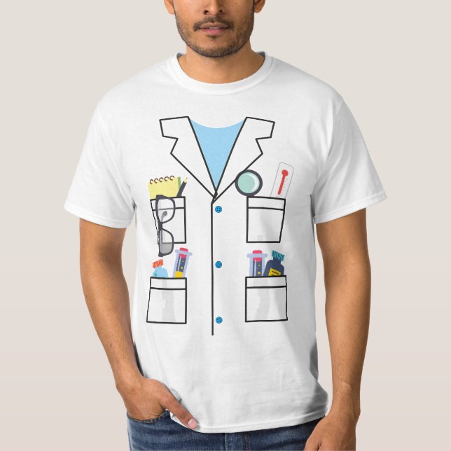 Camiseta Scientist Halloween Costume Cute Chemist Science  (Anverso)