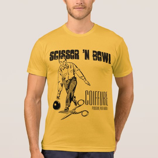 Camiseta Scissor 'el tocado del cuenco de n. Edición del