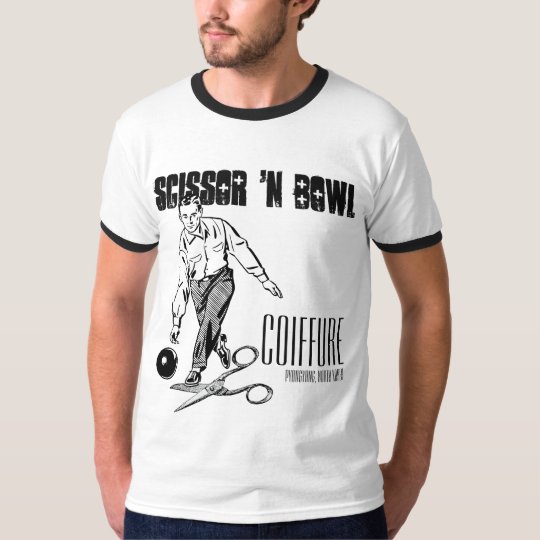 Camiseta Scissor 'el tocado del cuenco de n. Edición del