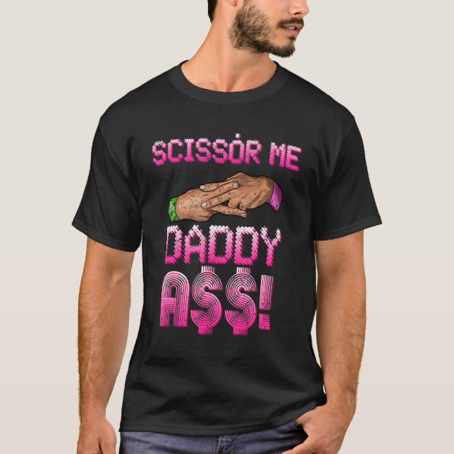 Camiseta Scissor Me Daddy A Hand (Anverso)