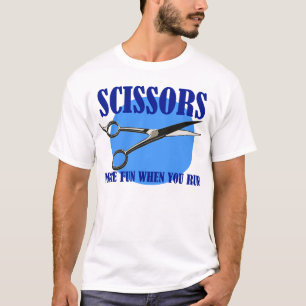 Camiseta Scissors - más diversión cuando usted corre - la