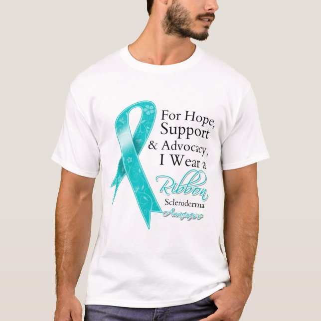 Camiseta Scleroderma apoya la esperanza de conciencia (Anverso)