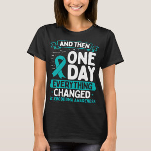 Camiseta Scleroderma Awareness Guerrero Sobreviviente Ribbo