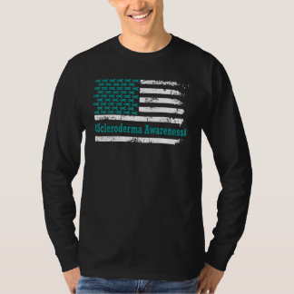 Camiseta Scleroderma Awareness USA Flag American Scleroderm