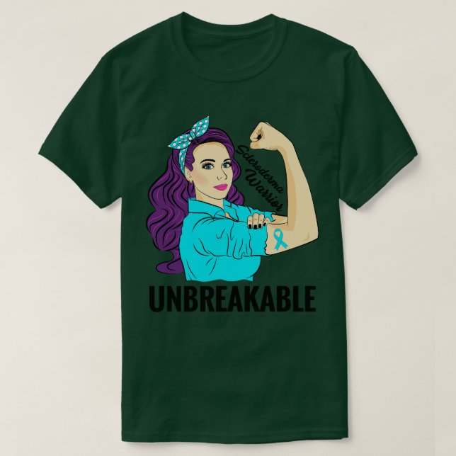 Camiseta Scleroderma Conciencia Enfermedad autoinmune Conne (Diseño del anverso)