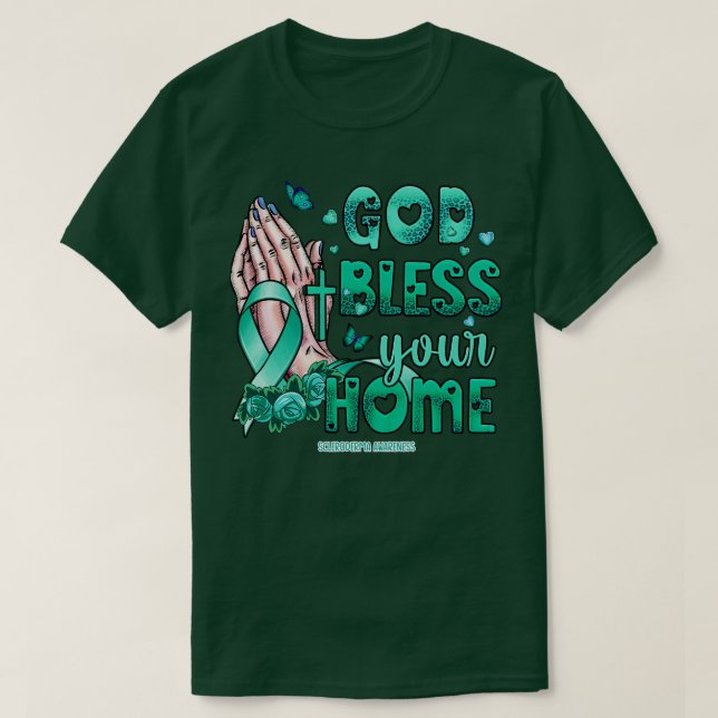 Camiseta Scleroderma Sensibilización Conciencia dios bendig (Diseño del anverso)