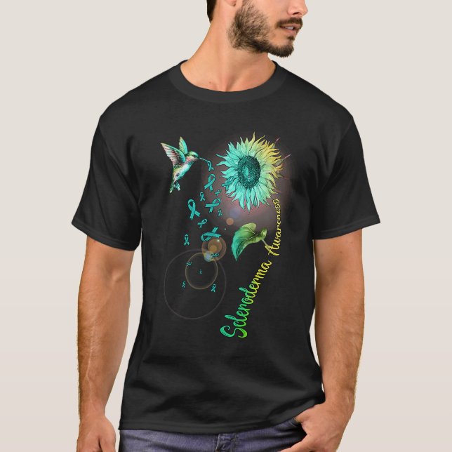 Camiseta Scleroderma Sunflower Hummingbird (Anverso)