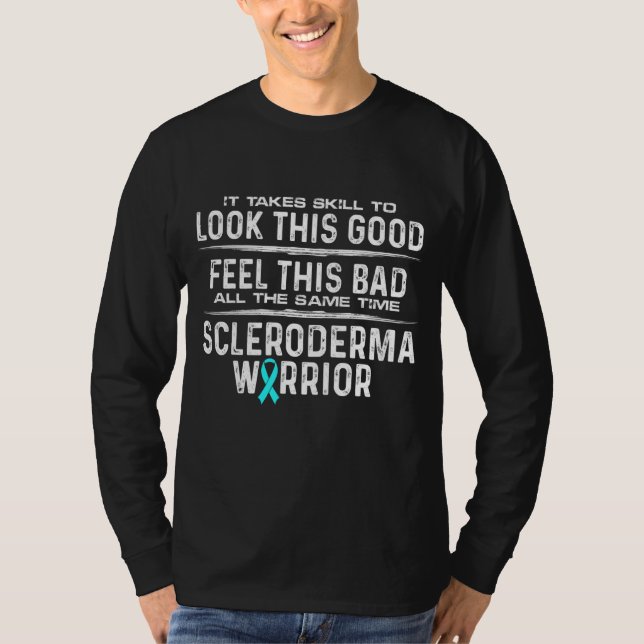 Camiseta Scleroderma Superviviente Guerrero Concienciación  (Anverso)