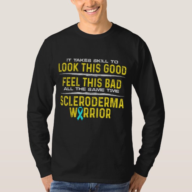Camiseta Scleroderma Survivor Guerrero Conocimiento (Anverso)